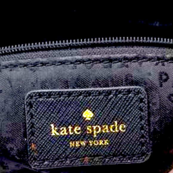 Kate Spade ♠️  Black Crossbody Purse with 22" adjustable strap - Picture 9 of 10